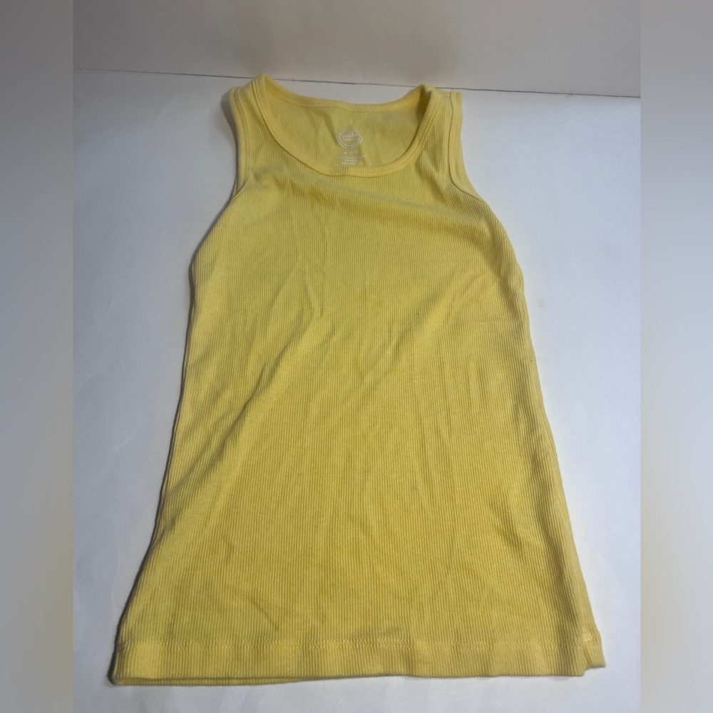Wonder Nation Youth Girls Yellow Tank Top Size 7/8